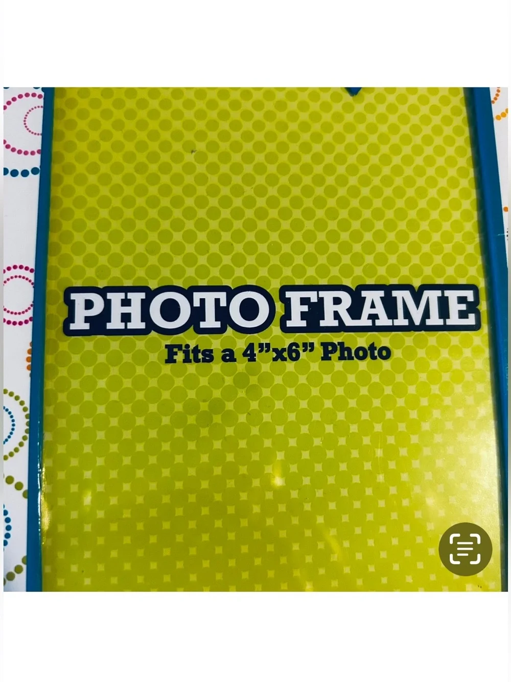 NEW Set of 4 Decorative Multicolor 4x6 Photo Frames